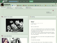 Tablet Screenshot of krishkrosh.deviantart.com