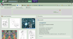 Desktop Screenshot of midnightthief.deviantart.com