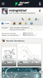 Mobile Screenshot of midnightthief.deviantart.com