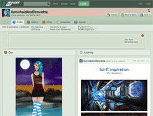 Tablet Screenshot of konwhaldanddrowette.deviantart.com