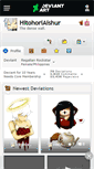 Mobile Screenshot of hitohoriaishur.deviantart.com