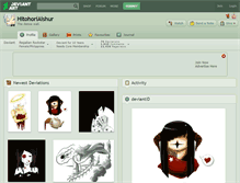 Tablet Screenshot of hitohoriaishur.deviantart.com