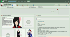 Desktop Screenshot of onedarkkura.deviantart.com