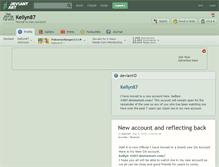 Tablet Screenshot of kellyn87.deviantart.com