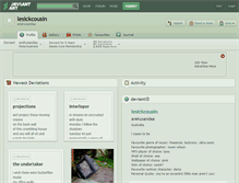 Tablet Screenshot of lesickcousin.deviantart.com