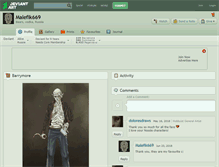 Tablet Screenshot of malefik669.deviantart.com