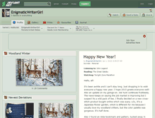 Tablet Screenshot of enigmaticwritergirl.deviantart.com