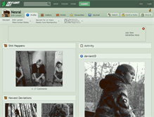 Tablet Screenshot of nesral.deviantart.com