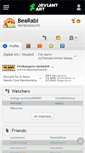 Mobile Screenshot of bearabi.deviantart.com