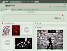Tablet Screenshot of chris03020100.deviantart.com