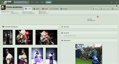 Desktop Screenshot of kyoko-amaterasu.deviantart.com