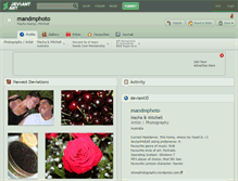 Tablet Screenshot of mandmphoto.deviantart.com