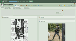 Desktop Screenshot of imaus-kynareth.deviantart.com