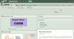 Desktop Screenshot of jaypixels.deviantart.com