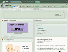 Tablet Screenshot of jaypixels.deviantart.com