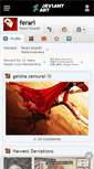 Mobile Screenshot of ferari.deviantart.com