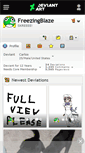 Mobile Screenshot of freezingblaze.deviantart.com