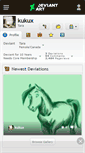 Mobile Screenshot of kukux.deviantart.com