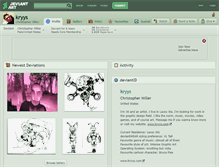 Tablet Screenshot of kryys.deviantart.com