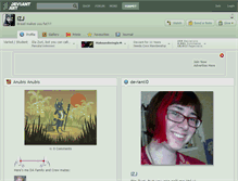Tablet Screenshot of izj.deviantart.com