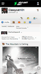 Mobile Screenshot of classycat101.deviantart.com