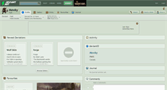 Desktop Screenshot of mowky.deviantart.com