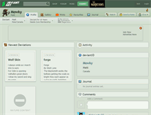Tablet Screenshot of mowky.deviantart.com