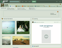 Tablet Screenshot of nnoik.deviantart.com
