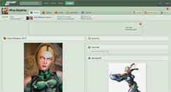 Desktop Screenshot of nina-kazama.deviantart.com