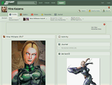 Tablet Screenshot of nina-kazama.deviantart.com