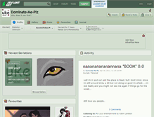 Tablet Screenshot of dominate-me-plz.deviantart.com