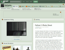 Tablet Screenshot of darksamu.deviantart.com