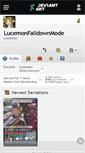 Mobile Screenshot of lucemonfalldownmode.deviantart.com