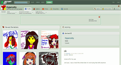 Desktop Screenshot of hyperosity.deviantart.com