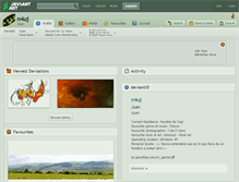 Tablet Screenshot of n4uj.deviantart.com