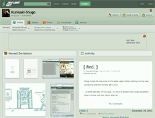 Tablet Screenshot of kunisaki-shugo.deviantart.com