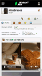 Mobile Screenshot of missbraces.deviantart.com