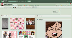 Desktop Screenshot of justforcontest.deviantart.com