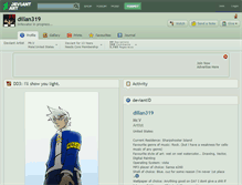Tablet Screenshot of dillan319.deviantart.com