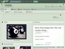Tablet Screenshot of crazyseph.deviantart.com