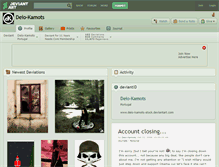 Tablet Screenshot of deio-kamots.deviantart.com