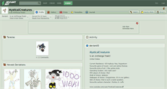 Desktop Screenshot of mysticalcreatures.deviantart.com