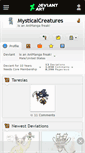 Mobile Screenshot of mysticalcreatures.deviantart.com