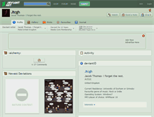 Tablet Screenshot of jtcgh.deviantart.com