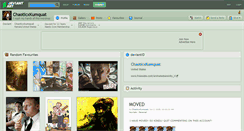Desktop Screenshot of chaoticxkumquat.deviantart.com