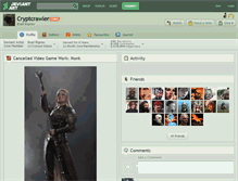 Tablet Screenshot of cryptcrawler.deviantart.com