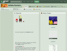 Tablet Screenshot of deisaku-fanclub.deviantart.com