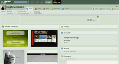 Desktop Screenshot of morphinemcknight.deviantart.com