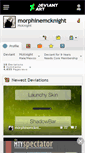 Mobile Screenshot of morphinemcknight.deviantart.com