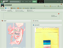 Tablet Screenshot of ecekalabak.deviantart.com